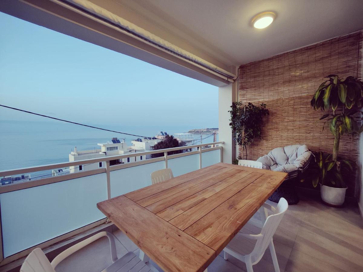 Luxury Seaview Appartment Rethymno Esterno foto