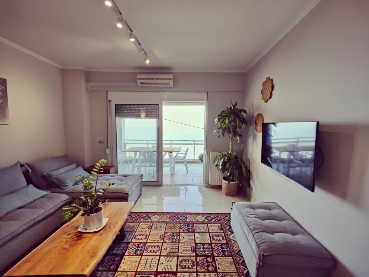 Luxury Seaview Appartment Rethymno Esterno foto